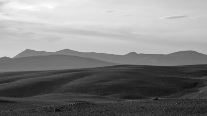 landscape with clouds
