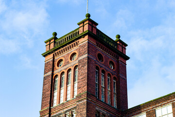 Tower of Old Factory In Heywood Greater Manchester