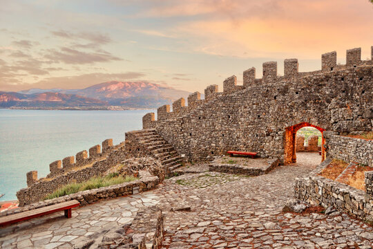 The castle of Nafpaktos, Greece