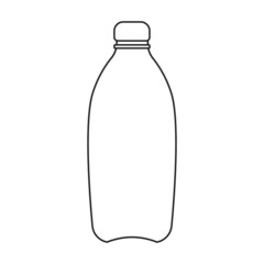 Plastic bottle vector icon.Cartoon vector icon isolated on white background plastic bottle.