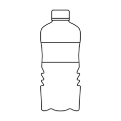 Plastic bottle vector icon.Cartoon vector icon isolated on white background plastic bottle.