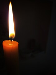 candle in the dark