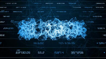 Data and report statistics, animation with graph diagrams. - Powered by Adobe