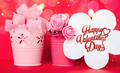 romantic love background Happy Valentine's Day card