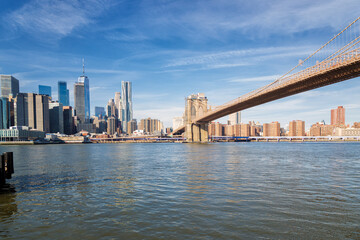 Fototapeta premium The View of the Brooklyn Bridge