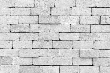 Modern white brick wall texture for background seamless