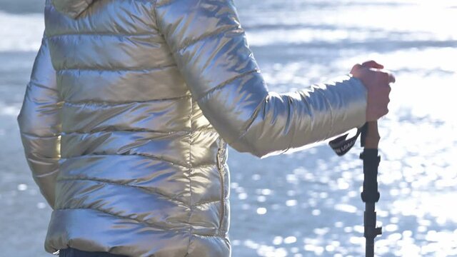Escursione sulla neve lago del Lagastrello tra Emilia e Toscana