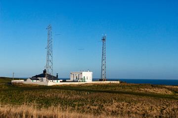 Fototapeta na wymiar Signal Station in Flamborough Head 