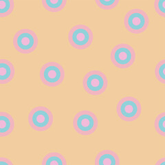 Seamless patterns with geometric shapes, circles vector background 1000x1000 pixels. Vector graphic