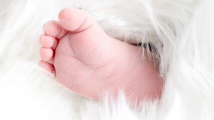 Fu&szlig; Baby, Neugeborenes, Liebe, 1 Woche