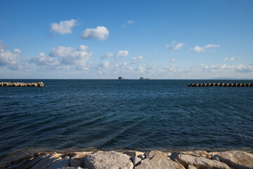 Obraz premium とても美しい日本のしまなみ海道の景色