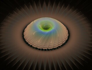 Imaginatory fractal abstract background Image