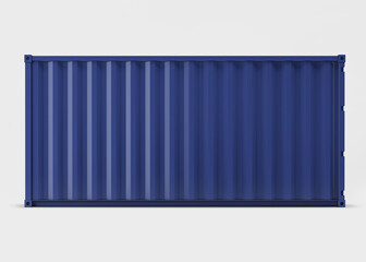 3d rendering mock up  shipping container