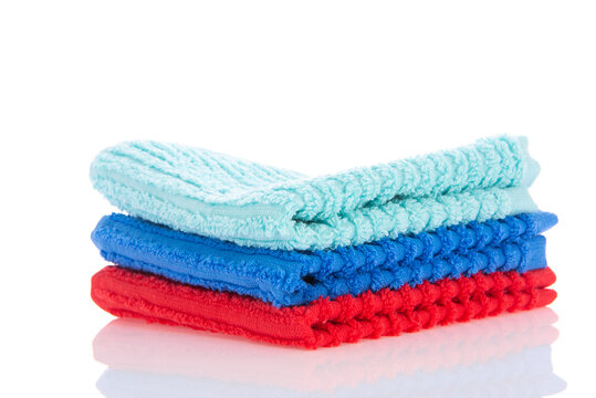 Colorful cleaning wipes