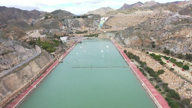 Presa de Cuevas de Almanzora in Andalusien Luftbilder