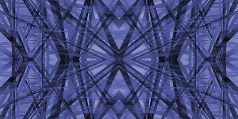 Obraz premium 3D geometric pattern in neon purple