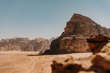 Fototapeta na wymiar Rocas de Wadi Rum
