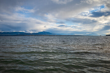 Fototapeta na wymiar le lac Léman