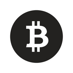 Crypto currency, bitcoin, bit coin logo. Bitcoin symbol.