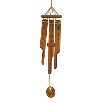 Vector cartoon illustration of the wind sheme