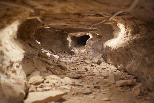 Inside the Step Pyramid of Djoser, Saqqara, Egypt