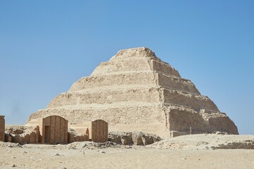 A View of the Step Pyramid of Djoser, Saqqara
