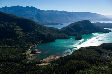 Fototapeten Aerial view of Tranquil/Tofino inlets.  Clayoquot sound, B.C., Canada. © Joshua