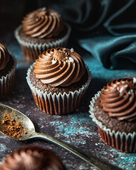Chocolate Cupcakes, Dark and Moody