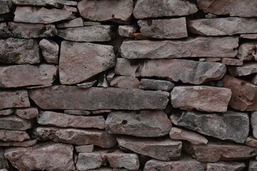 pared de piedras. Texturas