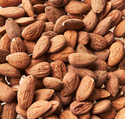  Bunch of delicious almonds texture