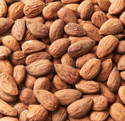  Bunch of delicious almonds texture