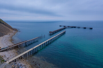 pier in the sea