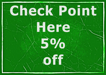 % Off Green Transit Board