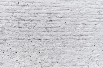  Painted white brick wall surface background