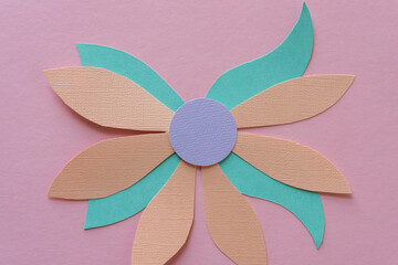 background with floral-like design