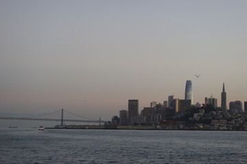 Obraz premium SF city skyline 