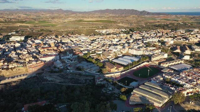 Andalusien aus der Luft | Die Stadt Vera von oben