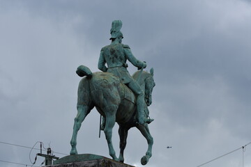 Wilhelm II horse statue in Cologne ,Koln, Germany ,13 may, 2017