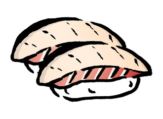 鯛のにぎり寿司