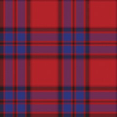 Red Ombre Plaid textured Seamless Pattern