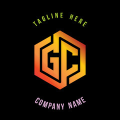 GC  lettering logo is simple, easy to understand and authoritative
