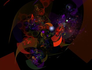 Imaginatory fractal abstract background Image