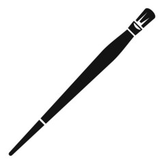 Paintbrush icon simple vector. Nib tool
