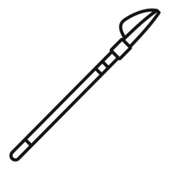 Nib icon outline vector. Ink tool