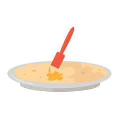 Cooking pizza. Cooking background.