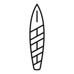 Sup board icon outline vector. Surf stand