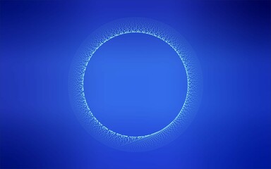 Dynamic rounded blue Abstract Background