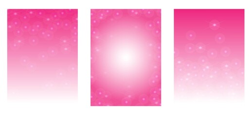 Fototapeta na wymiar Pink background with glow effect and gradient
