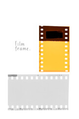 film roll with film strip.
