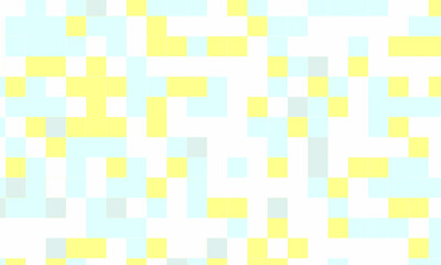 Abstract square pixel mosaic colorful background geometric seamless pattern in pastel colors. 8 bit